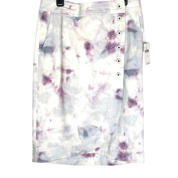 NWT ANTHROPOLOGIE Kimmie Tie Dye
Button front Wrap Tulip Skirt size 4 - Picture 2 of 6